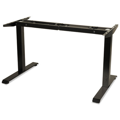 2-stage Electric Adjustable Table Base, 27.5" To 47.2" High, Black