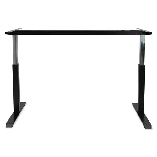 Adaptivergo Pneumatic Height-adjustable Table Base, 26.18" To 39.57", Black