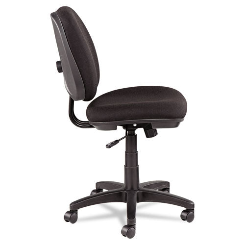 Alera Interval Series Swivel-tilt Task Chair, Supports Up To 275 Lbs, Black Seat-black Back, Black Base