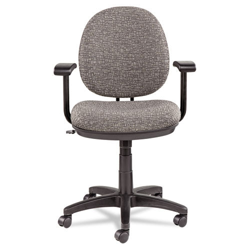 Alera Interval Series Swivel-tilt Task Chair, Supports Up To 275 Lbs, Graphite Gray Seat-graphite Gray Back, Black Base