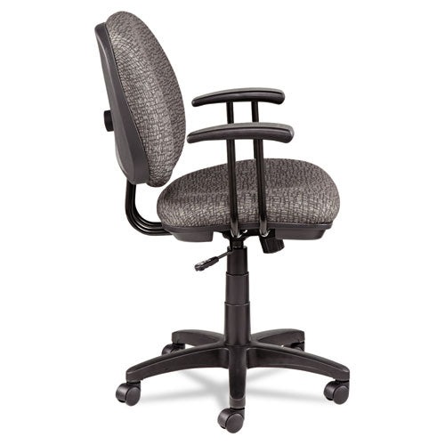 Alera Interval Series Swivel-tilt Task Chair, Supports Up To 275 Lbs, Graphite Gray Seat-graphite Gray Back, Black Base