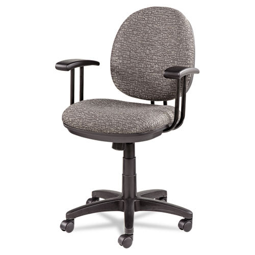 Alera Interval Series Swivel-tilt Task Chair, Supports Up To 275 Lbs, Graphite Gray Seat-graphite Gray Back, Black Base