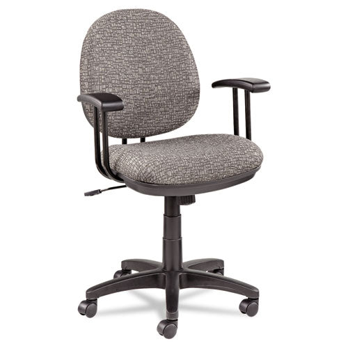 Alera Interval Series Swivel-tilt Task Chair, Supports Up To 275 Lbs, Graphite Gray Seat-graphite Gray Back, Black Base