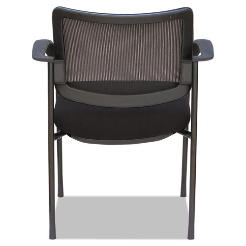 Alera Iv Series Guest Chairs, 25.19'' X 23.62'' X 32.28'', Black Seat-black Back, Black Base, 2-carton