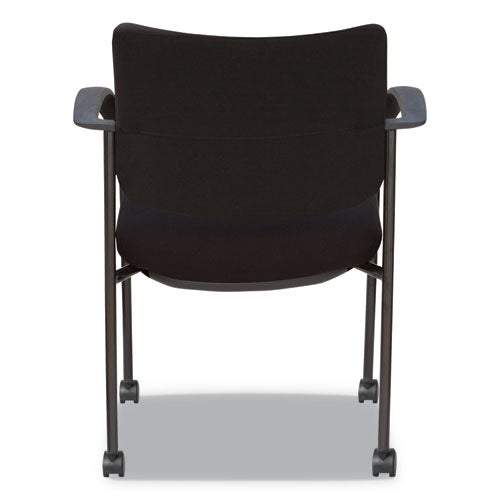 Alera Iv Series Guest Chairs, 24.80'' X 22.83'' X 32.28'', Black Seat-black Back, Black Base, 2-carton