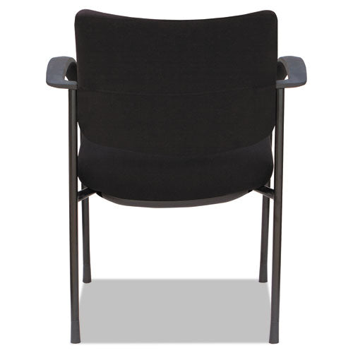 Alera Iv Series Guest Chairs, 24.80'' X 22.83'' X 32.28'', Black Seat-black Back, Black Base, 2-carton