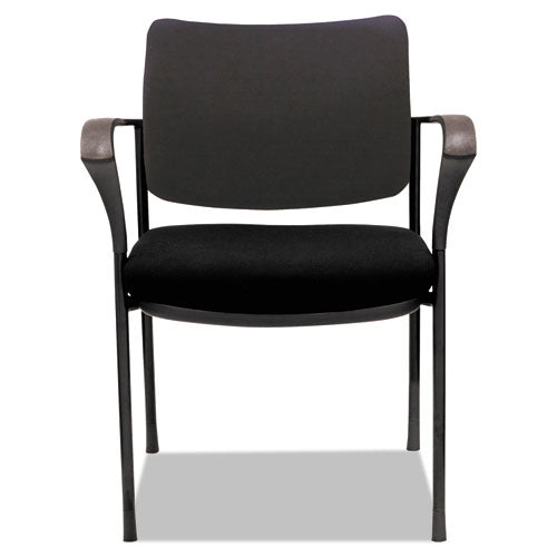 Alera Iv Series Guest Chairs, 24.80'' X 22.83'' X 32.28'', Black Seat-black Back, Black Base, 2-carton