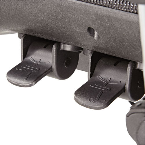 Alera K8 Series Ergonomic Multifunction Mesh Chair, Supports Up To 275 Lbs, Black Seat-black Back, Aluminum Base