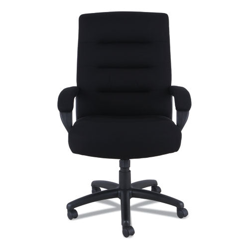 Alera Kesson Series High-back Office Chair, Supports Up To 300 Lbs., Black Seat-black Back, Black Base