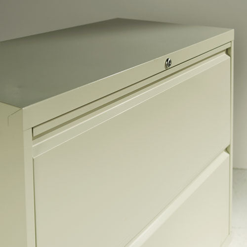 Four-drawer Lateral File Cabinet, 36w X 18d X 52.5h, Black