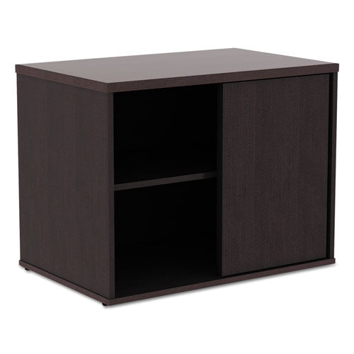 Alera Open Office Low Storage Cab Cred, 29 1-2w X 19 1-8d X 22 7-8h, Espresso