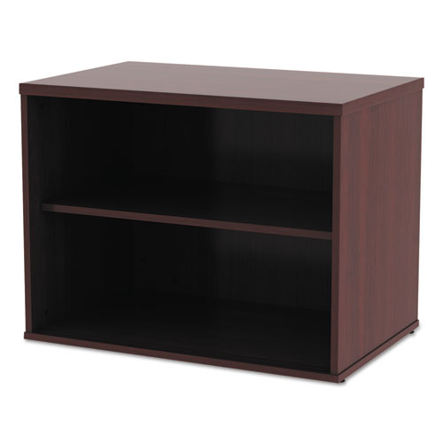 Alera Open Office Low Storage Cab Cred, 29 1-2w X 19 1-8d X 22 7-8h, Mahogany