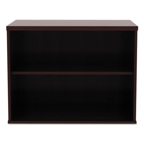 Alera Open Office Low Storage Cab Cred, 29 1-2w X 19 1-8d X 22 7-8h, Mahogany