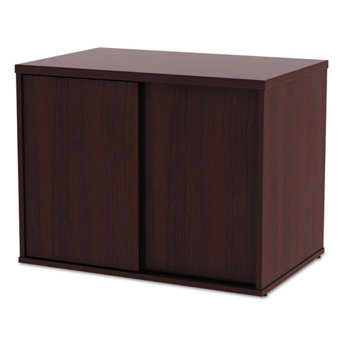Alera Open Office Low Storage Cab Cred, 29 1-2w X 19 1-8d X 22 7-8h, Mahogany