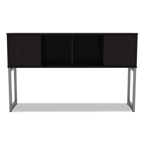 Alera Open Office Desk Series Hutch, 59w X 15d X 36.38h, Espresso