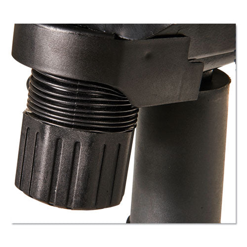 Alera Mb Series Mesh Mid-back Office Chair, Supports Up To 275 Lbs., Black Seat-black Back, Black Base