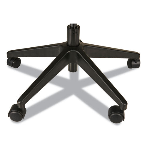 Alera Mb Series Mesh Mid-back Office Chair, Supports Up To 275 Lbs., Black Seat-black Back, Black Base