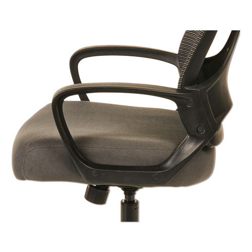 Alera Mb Series Mesh Mid-back Office Chair, Supports Up To 275 Lbs., Gray Seat-black Back, Black Base