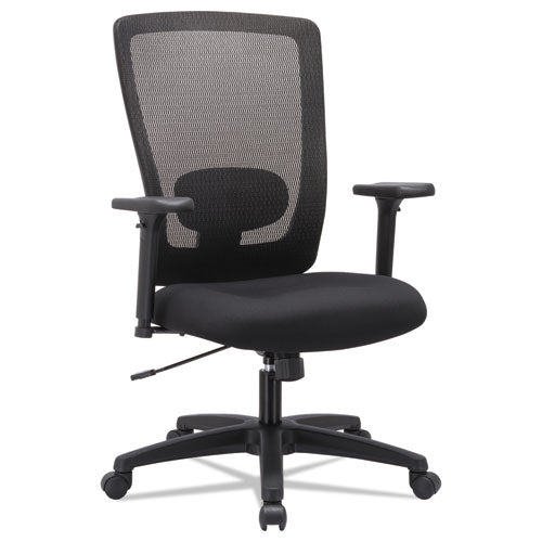 Alera Envy Series Mesh High-back Swivel-tilt Chair, Supports Up To 250 Lbs., Black Seat-black Back, Black Base