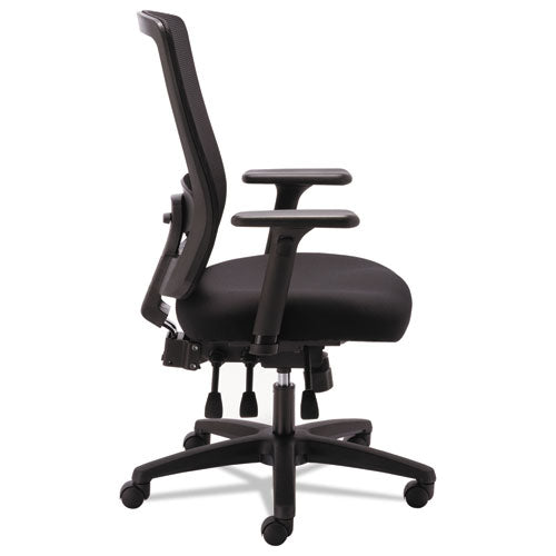 Alera Envy Series Mesh High-back Multifunction Chair, Supports Up To 250 Lbs., Black Seat-black Back, Black Base