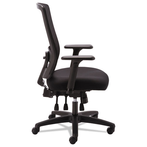 Alera Envy Series Mesh High-back Multifunction Chair, Supports Up To 250 Lbs., Black Seat-black Back, Black Base