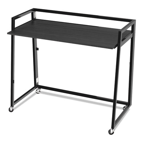 Quick Assemble Computer Workstation, 41.3w X 19.9d X 36.7h, Espresso-black