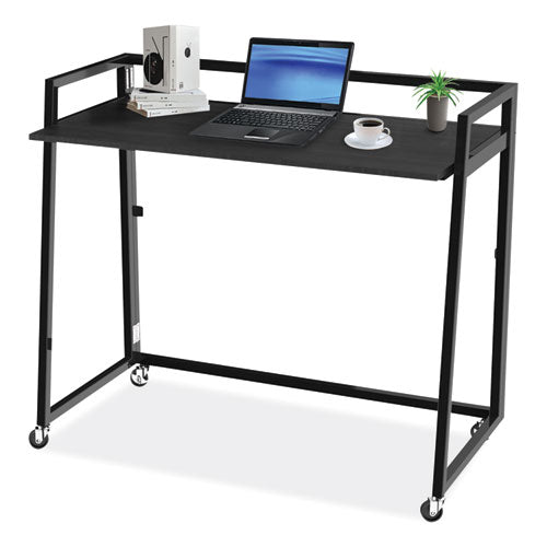 Quick Assemble Computer Workstation, 41.3w X 19.9d X 36.7h, Espresso-black