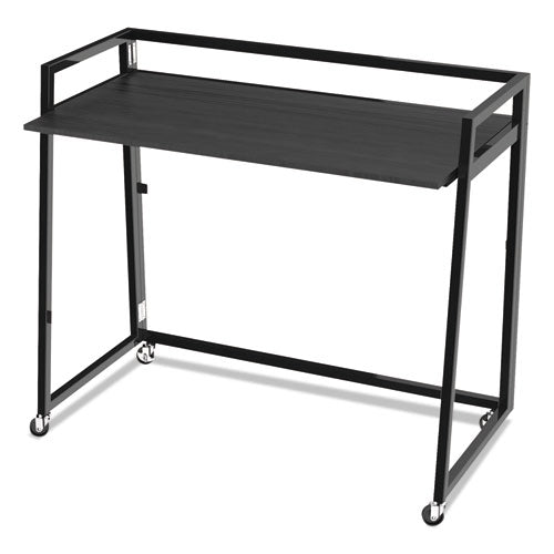 Quick Assemble Computer Workstation, 41.3w X 19.9d X 36.7h, Espresso-black