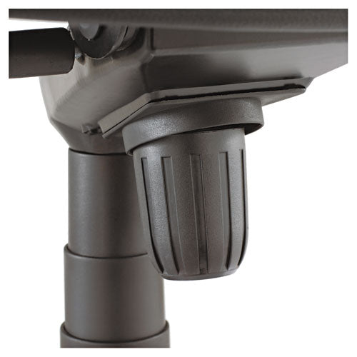 Alera Ravino Big And Tall Series High-back Swivel-tilt Leather Chair, Supports Up To 450 Lbs, Black Seat-back, Chrome Base