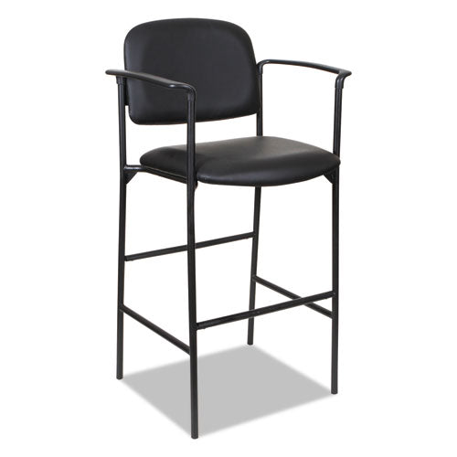 Alera Sorrento Series Stool, Supports Up To 300 Lbs, Black Seat-black Back, Black Base, 2-carton