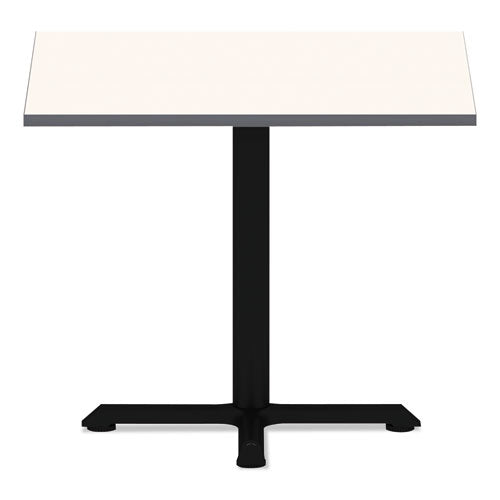 Alera Hospitality Series Single-column Bases, 28 1-2"h, 300lb Cap, Steel, Black