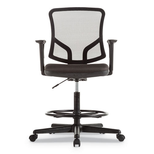 Everyday Task Stool, 29.5" Seat Height, Supports Up To 275 Lbs, Black Seat-black Back, Black Base