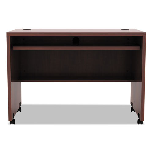 Alera Valencia Mobile Workstation Desk, 41.38w X 23.63d X 30h, Medium Cherry