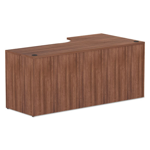 Alera Valencia Series Corner Credenza Shells, 70.88w X 35.38d X 29.5h, Modern Walnut