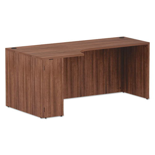 Alera Valencia Series Corner Credenza Shells, 70.88w X 35.38d X 29.5h, Modern Walnut