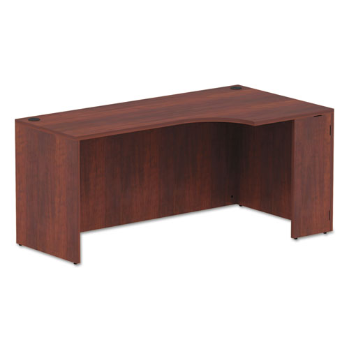 Alera Valencia Corner Credenza Shells, 65w X 35.38d X 29.5h, Right, Medium Cherry