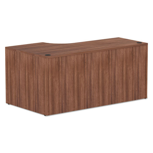 Alera Valencia Series Corner Credenza Shells, 65w X 35.38d X 29.5h, Modern Walnut