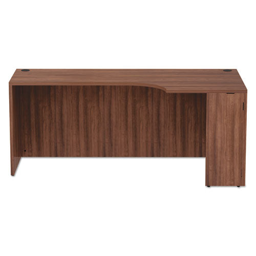 Alera Valencia Series Corner Credenza Shells, 70.88w X 35.38d X 29.5h, Modern Walnut