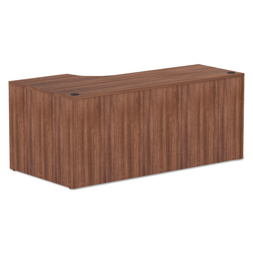 Alera Valencia Series Corner Credenza Shells, 70.88w X 35.38d X 29.5h, Modern Walnut