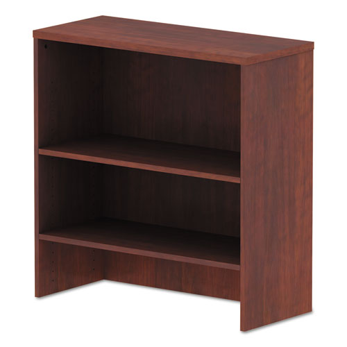 Alera Valencia Series Hutch, 34.13w X 15d X 35.38h, Medium Cherry
