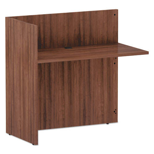 Alera Valencia Reversible Reception Return, 44 1-8w X 23 5-8d X 41 1-2h, Medium Cherry