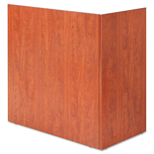 Alera Valencia Reversible Reception Return, 44 1-8w X 23 5-8d X 41 1-2h, Medium Cherry
