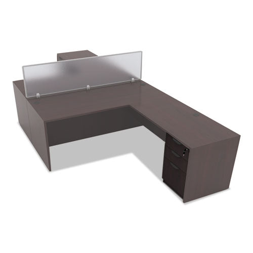 Alera Valencia Box-box-file Full Pedestal, 15.63w X 20.5d X 28.5h, Mahogany