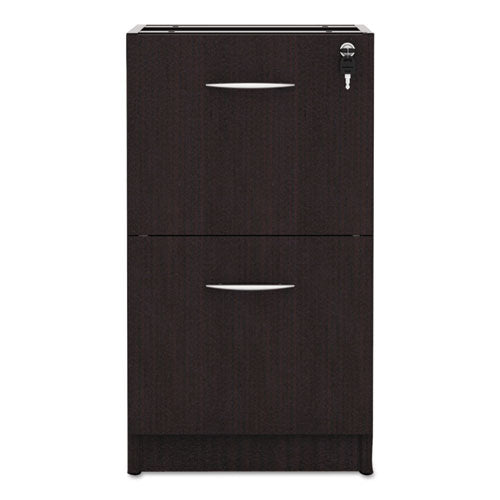 Alera Valencia File-file Drawer Full Ped, 15.63w X 20.5d X 28.5h, Espresso