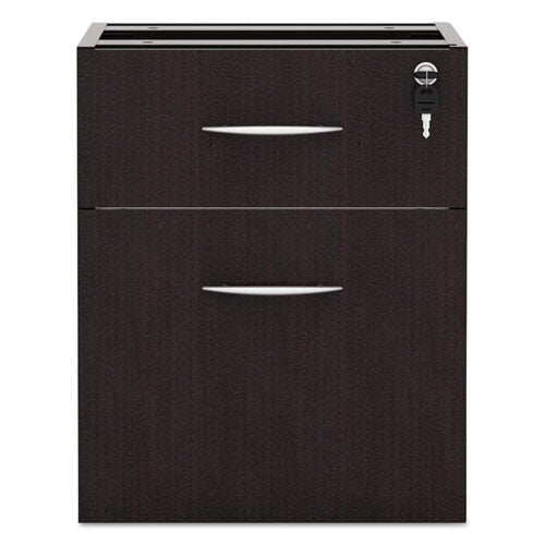 Alera Valencia Series 3-4 Box-file Pedestal,15.63w X 20.5d X 19.25h, Espresso