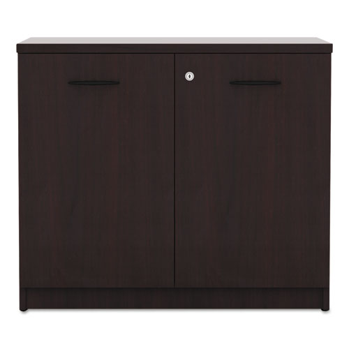 Alera Valencia Series Storage Cabinet, 34 1-8w X 22 7-8d X 29 1-2h, Mahogany
