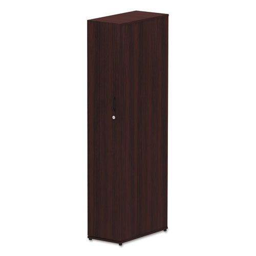 Alera Valencia Series Wardrobe, 11 7-8w X 23 7-8d X 65h, Mahogany