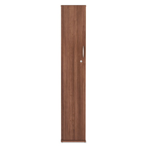 Alera Valencia Series Wardrobe, 11 7-8w X 23 7-8d X 65h, Modern Walnut