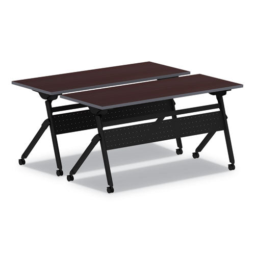 Flip And Nest Table Base, 55 7-8w X 23 5-8d X 28 1-2h, Black