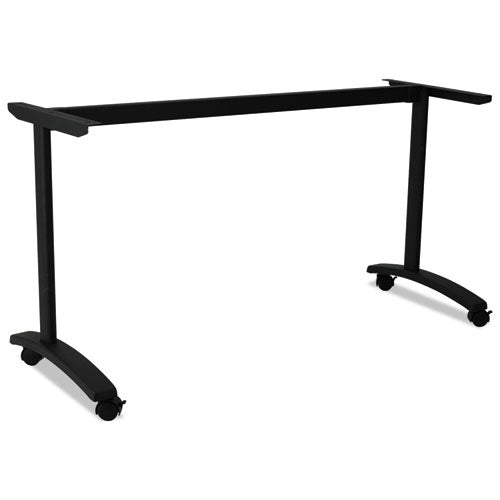 Alera Valencia Series Training Table T-leg Base, 54w X 19 3-4d X 28 1-2h, Black
